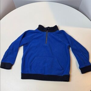 Old Navy Kids Blue Kids Pullover Fleece 3/4 Zip. Blue. Size 5T